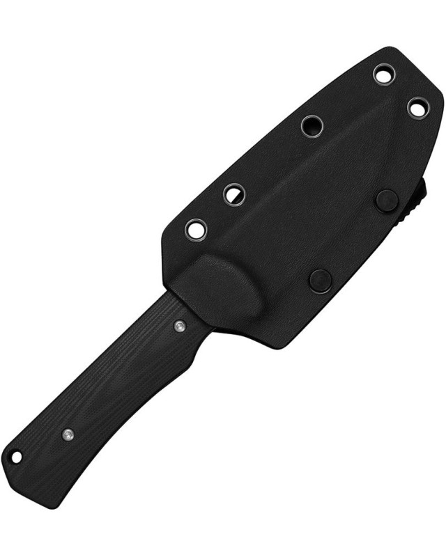 Civivi Jencks Fixed Blade stonewash 14C28N stainless steel Black G10 black kydex sheath