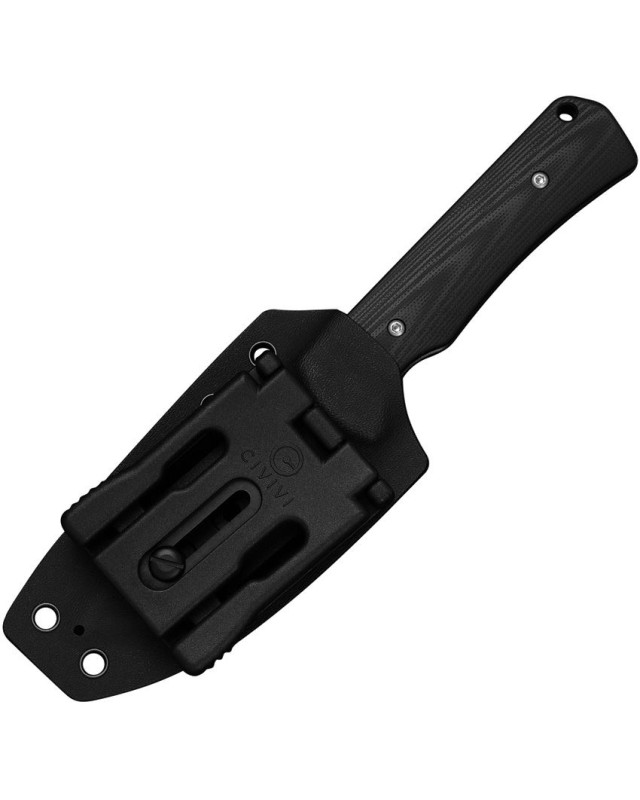 Civivi Jencks Fixed Blade stonewash 14C28N stainless steel Black G10 black kydex sheath