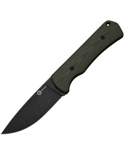 Civivi Jencks Fixed Blade blackwash 14C28N stainless steel OD green G10 black kydex sheath