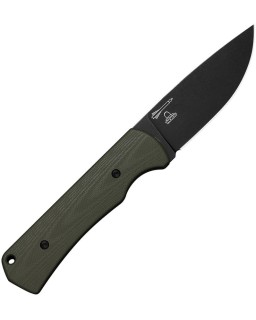 Civivi Jencks Fixed Blade blackwash 14C28N stainless steel OD green G10 black kydex sheath