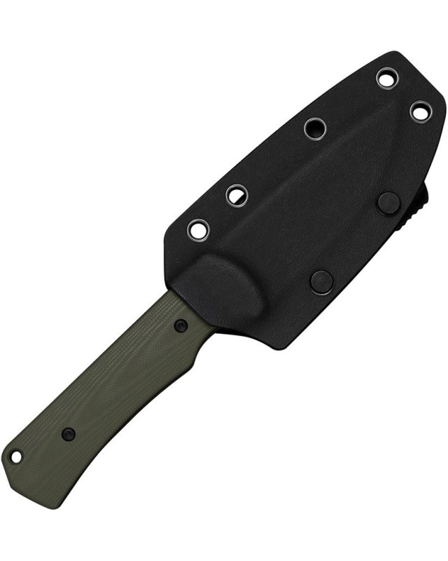 Civivi Jencks Fixed Blade blackwash 14C28N stainless steel OD green G10 black kydex sheath