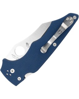 Spyderco Yojumbo SPY27 steel cobalt blue G10 handle compression lock