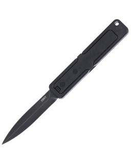 CKRT Gravitic Flip Manual Opening blackwash stainless steel - Swiss Legal OTF