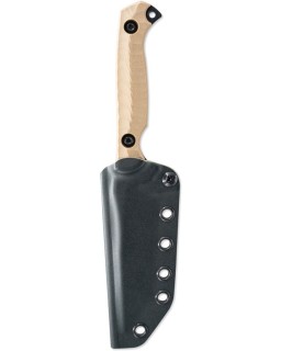 TOOR Krypteia T black coated CPM-M4 stainless tanto blade flat dark earth G10 handle