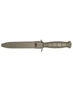 GLOCK Field knife FM 81 black sawback blade green polymer handle and sheath