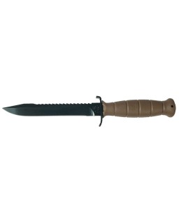 GLOCK Field knife FM 81 black sawback blade flat dark earth polymer handle and sheath