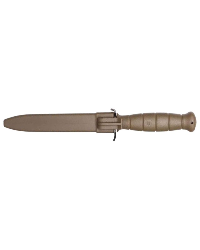 GLOCK Field knife FM 81 black sawback blade flat dark earth polymer handle and sheath