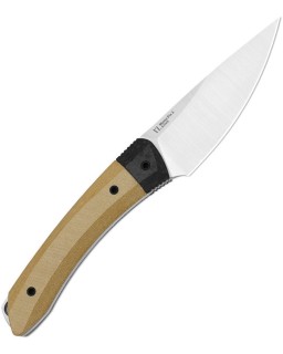 Kizer Cutlery Momo Fix 3 satin finish S35VN stainless steel blade Norplex Ultrex Micarta handle