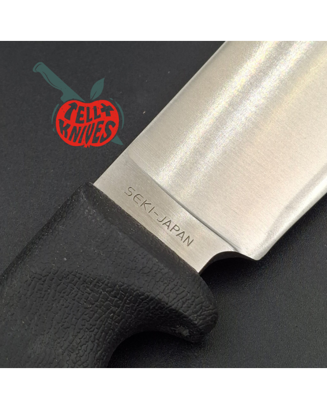 Blackjack SEKI Japan Grunt AUS8 stainless steel satin finish blade black Kraton handle black Kydex sheath