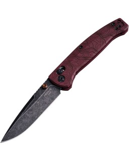 HOGUE Mysto MagnaCut stainless steel blackwash finish blade Redstone Richlite handle ABLE Lock