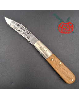 BÖKER Solingen 1869-1994 125th Anniversary Barlow engraved blade oak handle
