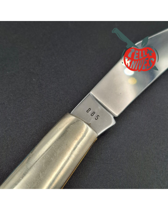 BÖKER Solingen 1869-1994 125th Anniversary Barlow engraved blade oak handle