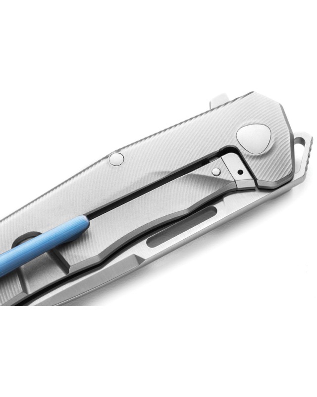 LionSteel Q4TTRO Folding Knife  CPM-MagnaCut Steel Braun Micarta Titanium Handle