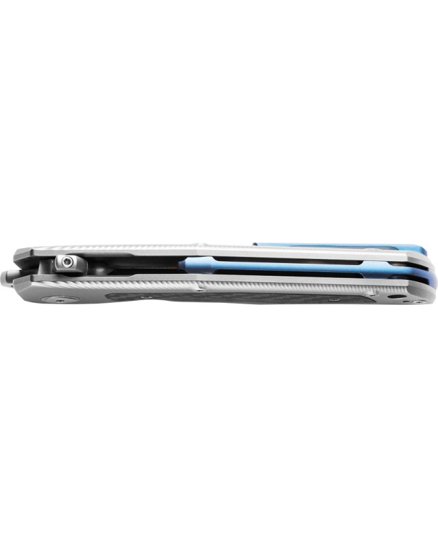 LionSteel Q4TTRO Folding Knife  CPM-MagnaCut Steel Braun Micarta Titanium Handle