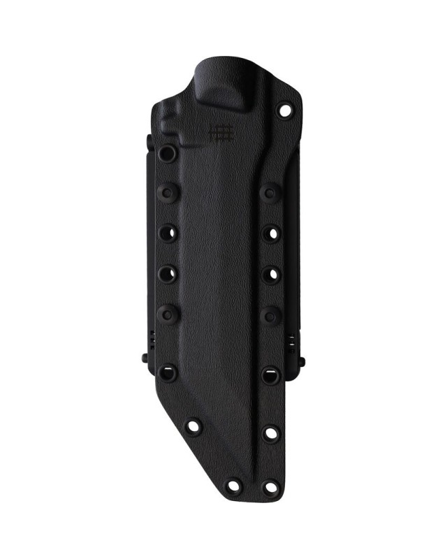 Medium Infantry Knife Bohler K340 Steel BlackTeflon coated Black G10 handle