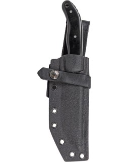 Condor Skadi Fixed Knife Black Powder coated 1075HC Steel Blade Black Paper Micarta Handle