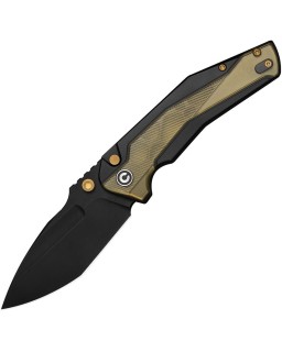 CIVIVI Wellmax Limited Edition Blackwash 14C28N stainless steel Black Aluminum Handle Lexan Inlay