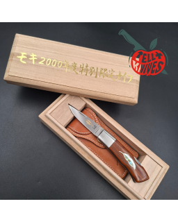 MOKI Limited Edition 2000 Knife of the Year, mother-of-pearl handle, wooden presentation box, 1 of 300
