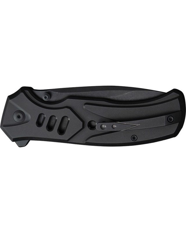 We Knife Co. Zentron Buttonlock con lama Tanto in acciaio M390 Premium con finitura blackwash e manico in titanio nero