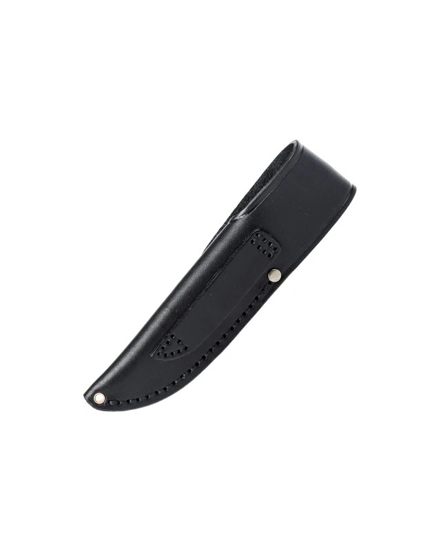 REAL STEEL CDX-85, affilatura convessa, acciaio inossidabile 14C28N, manico in micarta naturale o in pelle nera