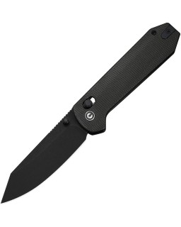 CIVIVI Over Yonder 14C28N stainless steel Blackwash blade Crossbar Lock Dark Green Canvas Micarta handle