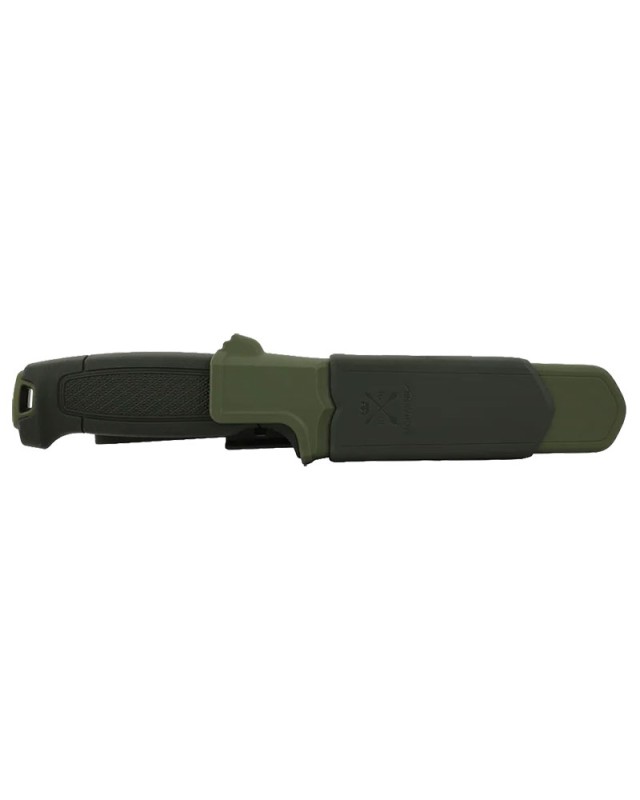 MORA Amberg 12C27 in acciaio inossidabile con manico e fodero in polimero color verde "Deep Forests"