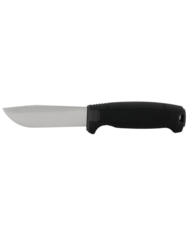 MORA Amberg Fullflat Hunting 14C28 stainless steel Black Skies polymer handle and sheath