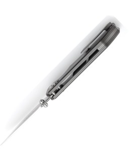Kansept Eaglestrike Crossbar Klappmesser  S35VN-Stahl, schwarzer Titan-Griff