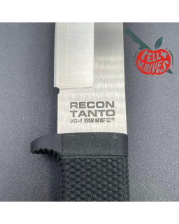 COLD STEEL Recon Tanto aus VG-1 SAN MAI III-Stahl, hergestellt in SEKI, Japan, Klinge mit Satin-Finish, schwarzer Kraton-Griff