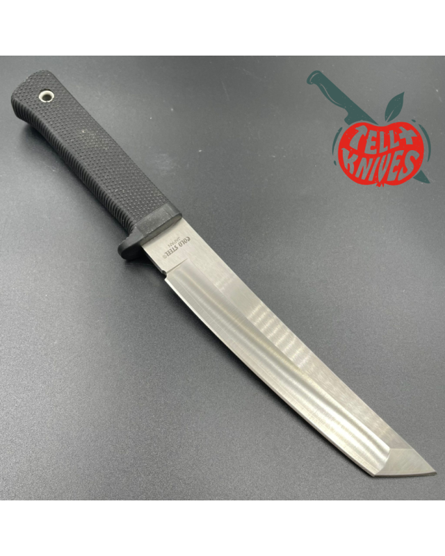 COLD STEEL Recon Tanto aus VG-1 SAN MAI III-Stahl, hergestellt in SEKI, Japan, Klinge mit Satin-Finish, schwarzer Kraton-Griff