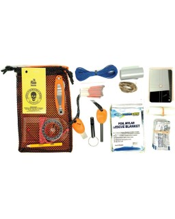 ESEE Essentials Kit in orange Nylon pouch