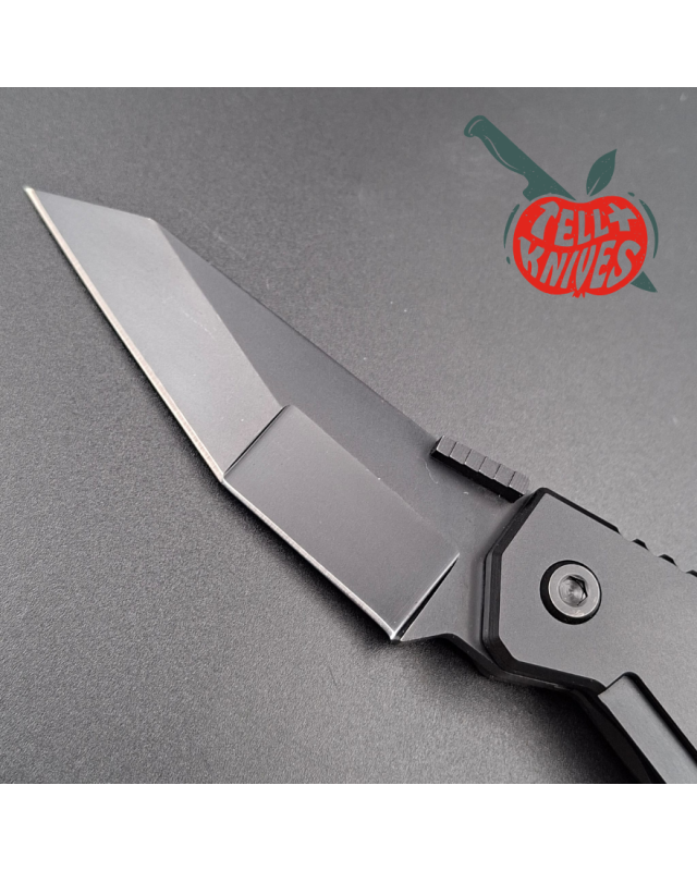 QTRMSTR Mr Strickland QSE-9TT 154CM steel with black finish and titanium handle, 2015 limited edition of 300 pieces