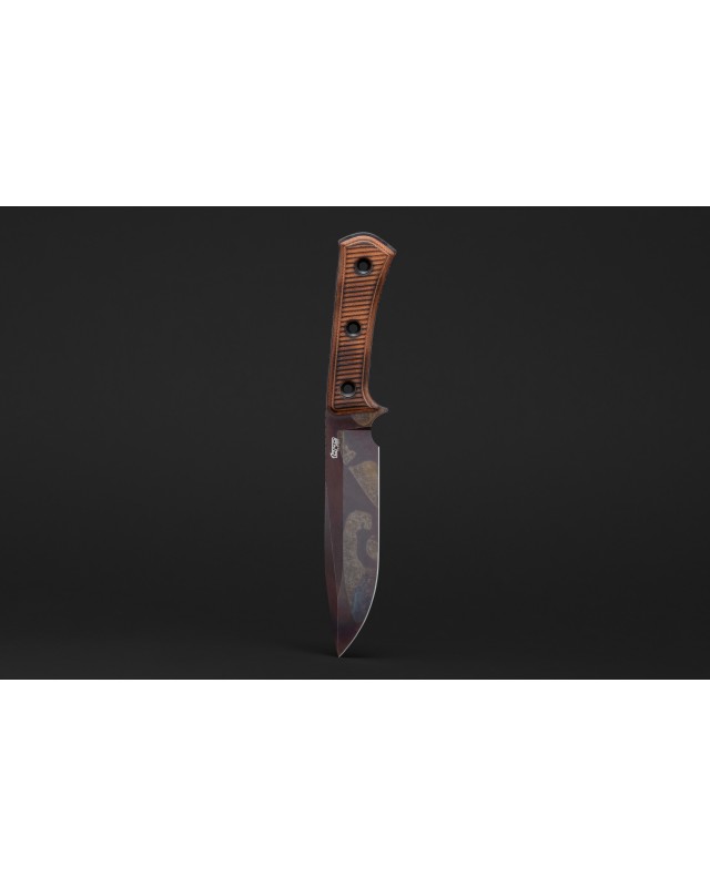 Apocalypse 2026 ELMAX steel Apocalyptic Finish torched micarta handle