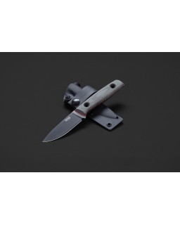 TRC Knives Classic Freedom, M390-Stahl, DLC-Beschichtung, Micarta-Griff, schwarze Kydex-Scheide