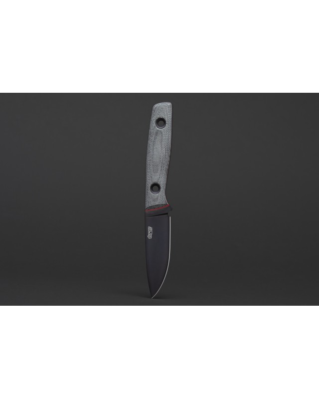 TRC Knives Classic Freedom M390 steel with DLC finish, Micarta handle and black Kydex sheath
