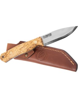 Casström No. 8 Swedish Forest Knife 12807 14C28N Steel Green Micarta Handle