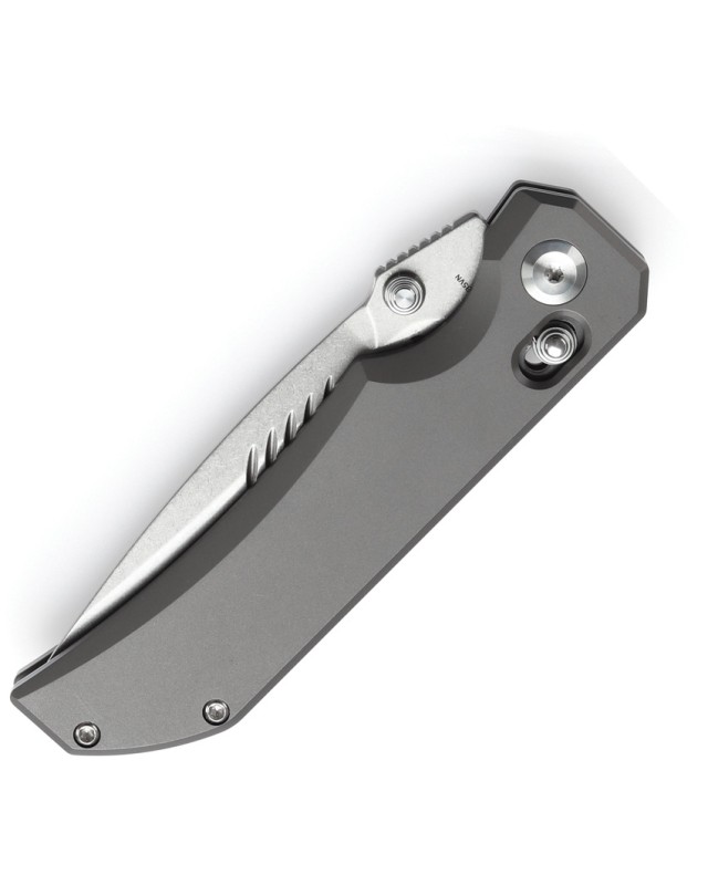 Kansept Eaglestrike Crossbar Klappmesser  S35VN-Stahl, schwarzer Titan-Griff
