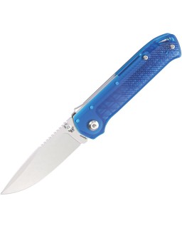 FLYTANIUM Arcade Lite stonewash AUS-10A acciaio inossidabile Shark-Lock Ocean Blue manico in poliresina