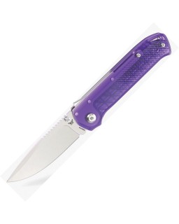 FLYTANIUM Arcade Lite Stonewash AUS-10A Edelstahl Shark-Lock Atomic Purple Polyresin-Griff
