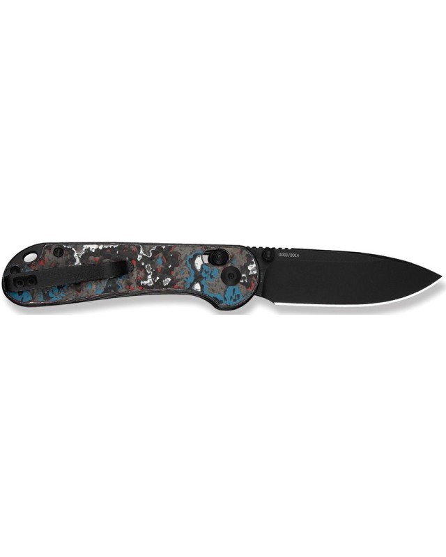 Civivi Elementum 12th Anniversary Limited Edition Blackwash S35VN steel Nebula Fat Carbon handle Crossbar Lock