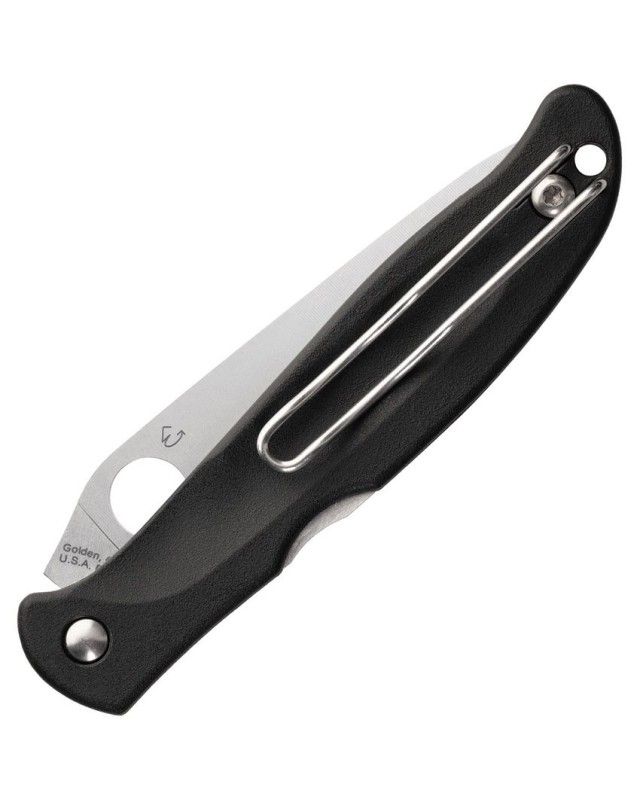 Spyderco Charisma CTS-BD1N stainless steel blade, black nylon handle, lockback