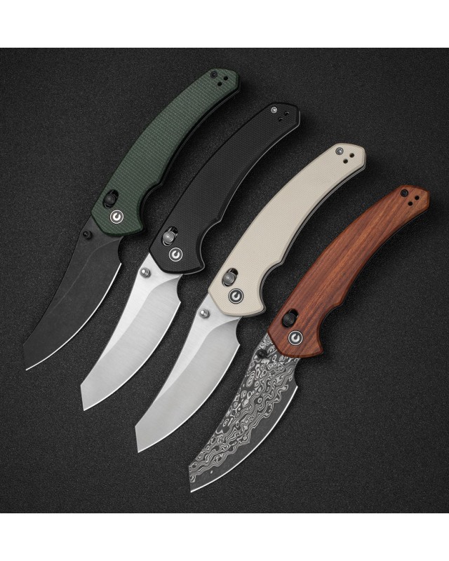 Coltello pieghevole Civivi Sixgill Crossbar Lock Nitro V con impugnatura nera in G10
