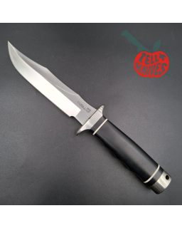 Hattori TV-3 S.O.G. Bowie-Messer aus AUS-8-Edelstahl mit schwarzem Micarta-Griff