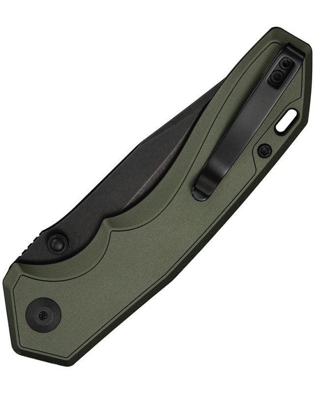 CIVIVI ELITE Brova blackwash S35VN stainless steel blade Forest Green Aluminum Handle