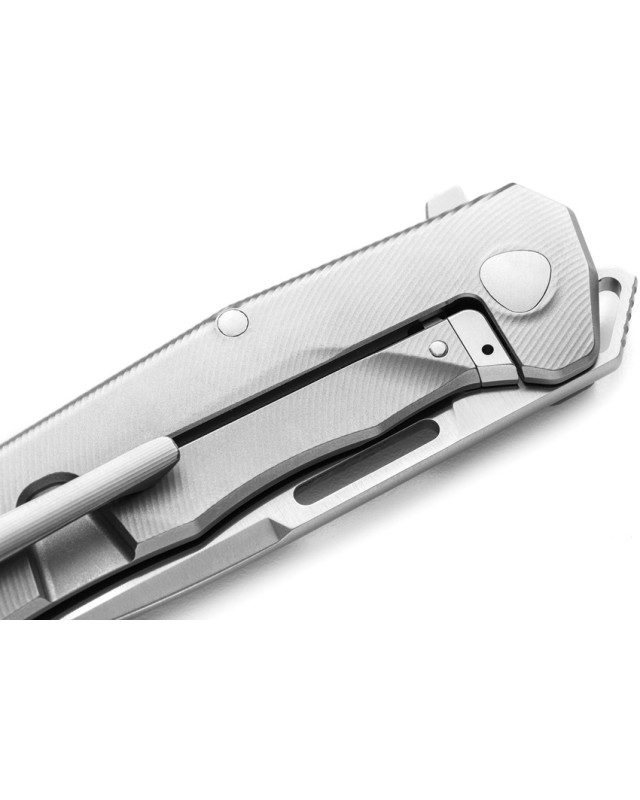 LionSteel Q4TTRO Folding Knife  CPM-MagnaCut Steel Braun Micarta Titanium Handle