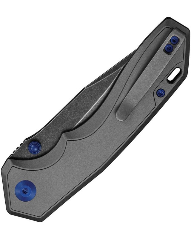 CIVIVI ELITE Brova blackwash S35VN stainless steel blade Gray Aluminum Handle