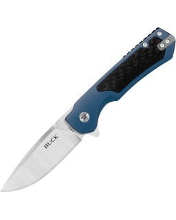 Buck Stinger Poket Knife  D2 Steel Black Carbon Fiber Aluminium Handle