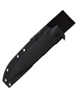 Condor Escort Fixed Blade 420HC, Klinge aus Edelstahl mit Stonewash-Oberfläche, schwarzer Polypropylen-Griff, Kydex-Scheide