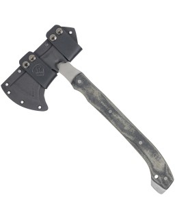 Condor K-Night Tomahawk, 1075HC Steel, Black Micarta Handle