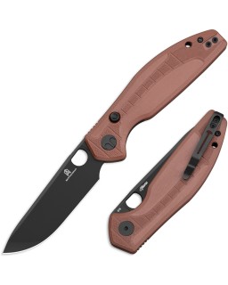 Bestech Bestechmand Angry Owl B-Lock Pocket Knife D2 Steel Braun G10 Handle